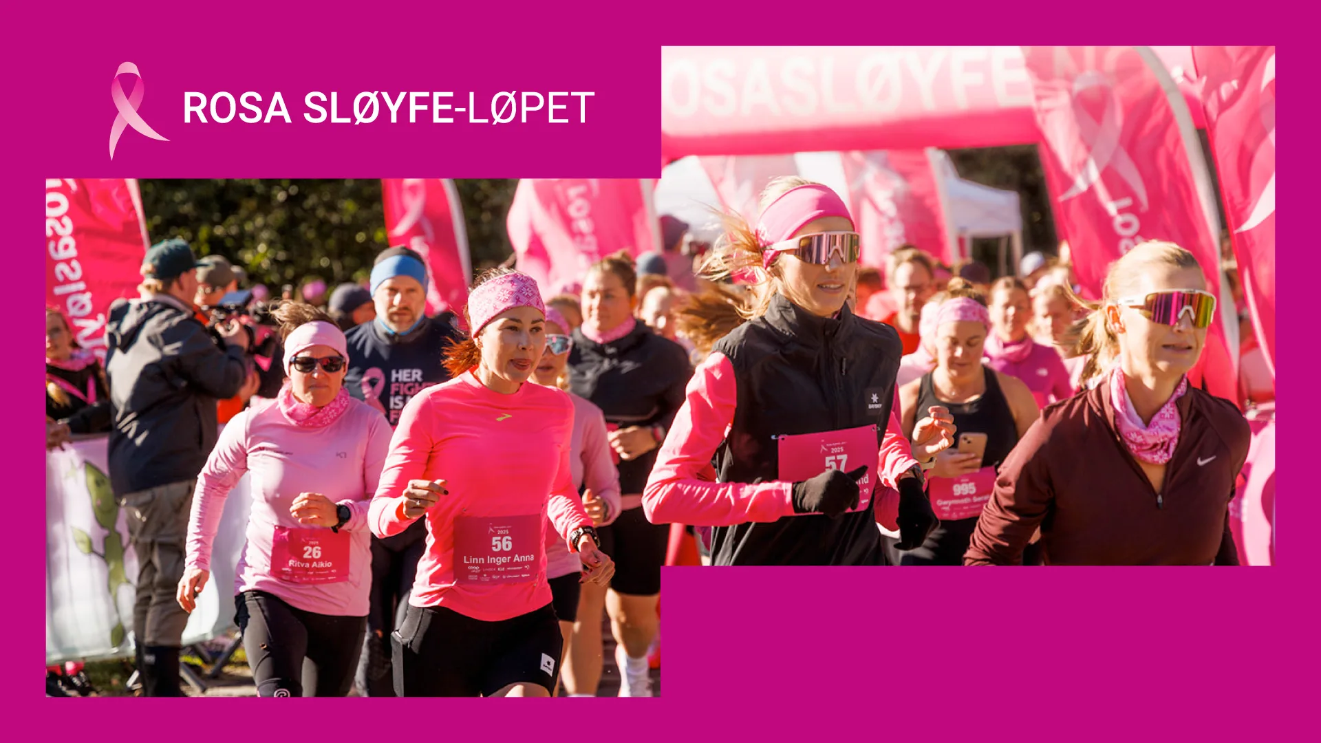 Rosa sløyfe-løpet Sauda 2026