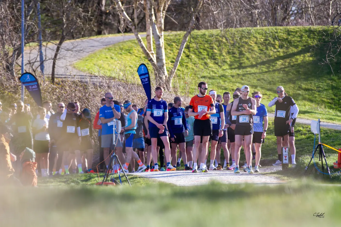 Stemningsbilde for Hålandsvannet Halvmaraton